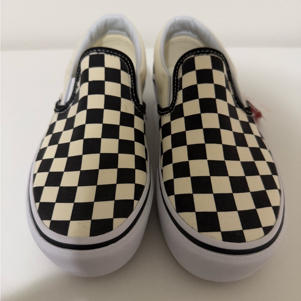 NWT Platform Checkered Vans size 6.5